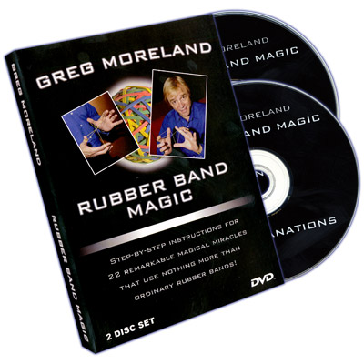 Trucos de Magia con Bandas Elasticas (2 DVD Set) - Greg Moreland