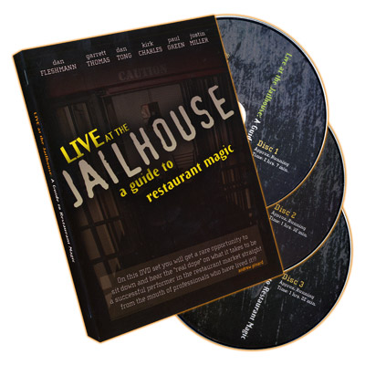 Live At the Jailhouse - A Guide to Trucos de Magia para Restaurante (3 DVD Set) -DVD