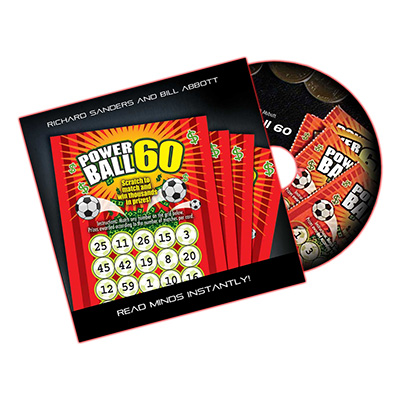 Powerball 60 (DVD, Gimmick, US Lotto) - Richard Sanders & Bill Abbott de Trucos de Magia