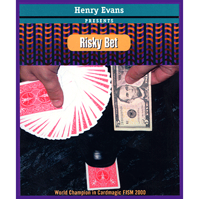 Risky Bet (Red) (US Currency Gimmick & VCD) - Henry Evans