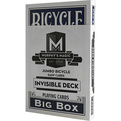 Jumbo Invisible Deck Cartas Bicycle - (Azul)