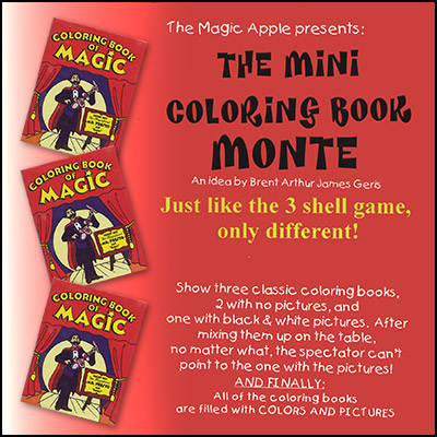 Mini Coloring Book Monte - Magic Apple