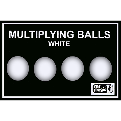 Multiplying Balls (White  Plastic) - Mr. Magic