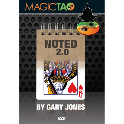 Noted 2.0 Red (DVD & Gimmick) - Gary Jones & Magic Tao - DVD