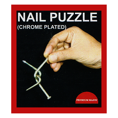 Nail Puzzle (Chrome Plated) - Premium Magic