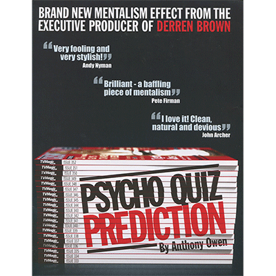 Psycho Quiz Prediction - Anthony Owen