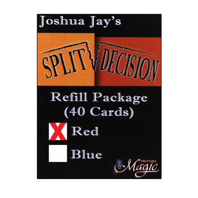 REFILL Red for Split Decision - Joshua Jay