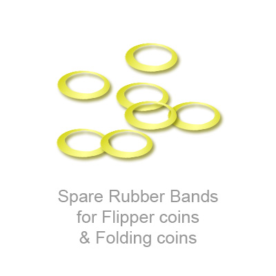 Bandas Elasticas para Flipper Coins & Folding Coins - (100 pieza)