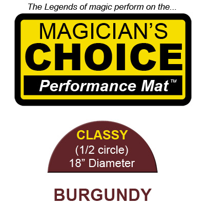 Tapete para Trucos de Magia Classy (BURGUNDY - 45.75 cm) - Ronjo