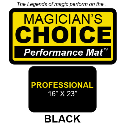 Professional Tapeta para Trucos de Magia Close-Up (NEGRO - 40.5X58.5 cm) - Ronjo