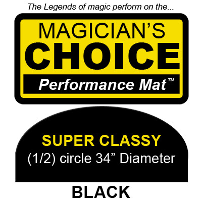 Super Tapete para Trucos de Magia Classy (NEGRO, 86.25 cm) - Ronjo