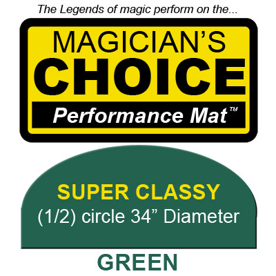 Super Tapete para Trucos de Magia Classy (VERDE - 86.25 cm) - Ronjo