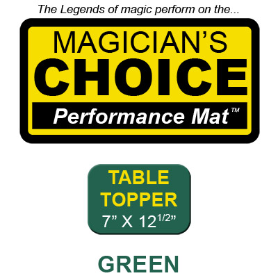 Table Topper Tapeta para Trucos de Magia Close-Up (VERDE - 7x12.5) - Ronjo