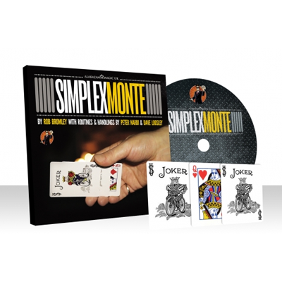 Simplex Monte Blue (DVD & Gimmick) - Rob Bromley & Alakazam Magic - DVD