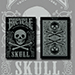 Bicycle Skull Metallic (Silver) USPCC - Gamblers Warehouse