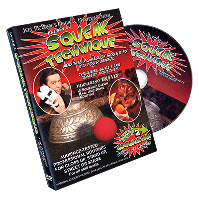 Squeak Technique (DVD & Squeakers) - Jeff McBride - DVD