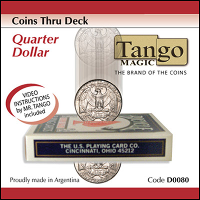 Moneda atraves de Cartas Quarter - Tango (D0080)