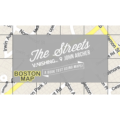 The Streets (Boston Map) - John Archer & Vanishing Inc.