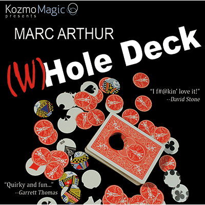 The (W)Hole Deck Red (DVD & Gimmick) - Marc Arthur & Kozmomagic - DVD