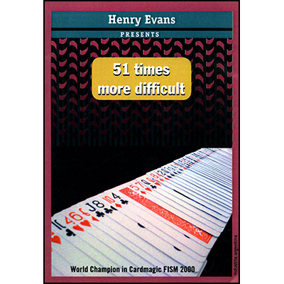 51 Times More Difficult (Accesorio & DVD) - Henry Evans