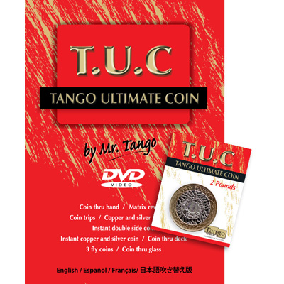 Tango Ultimate Coin (T.U.C.) 2 Pounds with instructional DVD - Tango (P0001)