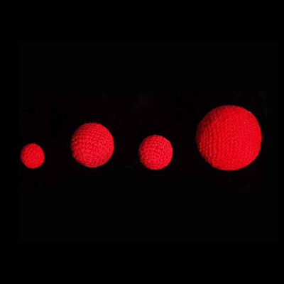 Crochet Balls (Rojo) - 3/4 pulgadas - Uday