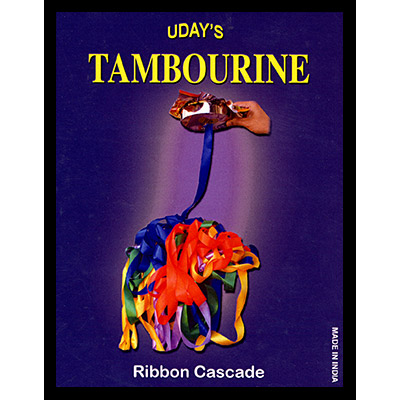 Tamborine Brass Plated with Ribbon - Uday