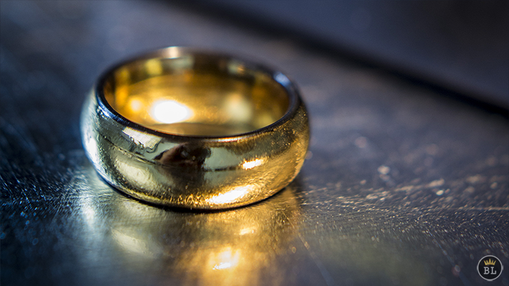 Ash and Ember Gold Curved Size 11 (2 Rings)