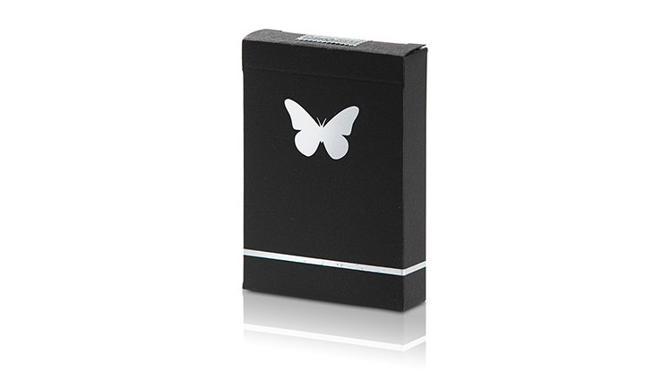 Carti de joc Limited Edition Butterfly Marked (Black and Silver)