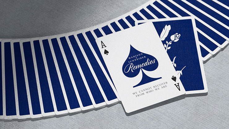 Remedies (Royal Blue) Playing Cards by Madison x Schneider
