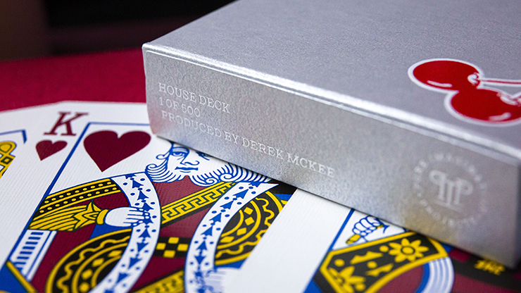 Cherry Casino House Deck (McCarran Silver) Playing Cards by