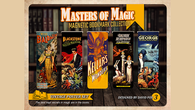 Masters Of Magic Bookmarks Set Master Collection By David Fox Trick Murphy s Magic Supplies 