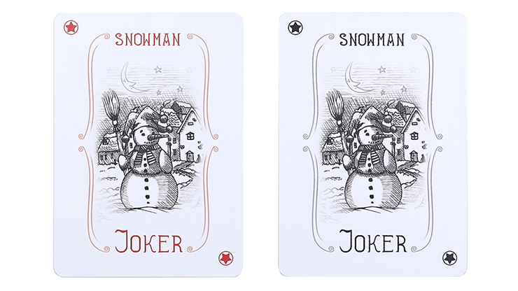 Bicycle Snowman (Green) Playing Cards : マジックショップ Bicycle Snowman (Green) Playing Cards : マジックショップ