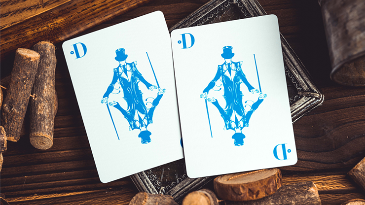 Smoke & Mirrors V9 (Blue) Standard Edition Playing Cards by