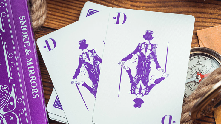 Smoke & Mirrors V9 (Purple) Standard Edition Playing Cards by Dan