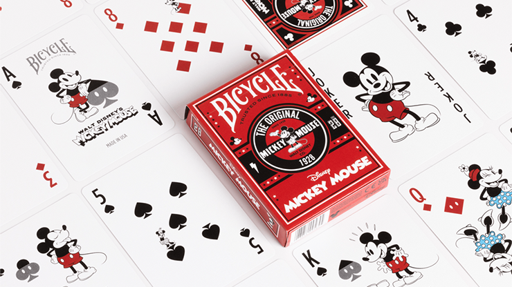 Bicycle Disney Classic Mickey Mouse (Red) by US Playing Card