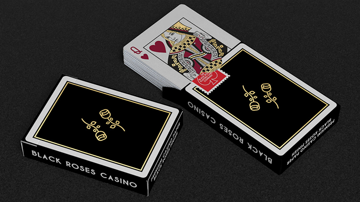 Gold Foil Black Roses Casino - Murphy's Magic Supplies, Inc