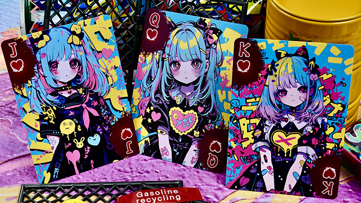 Shinjuku Spray Girls V1 Playing Cards - Murphy's Magic Supplies