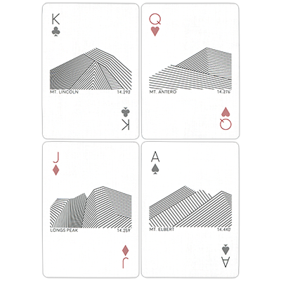 Peak Playing Cards (Day) by USPCC MagicWorld Magic Shop