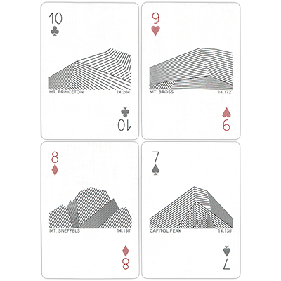 Peak Playing Cards (Day) by USPCC MagicWorld Magic Shop