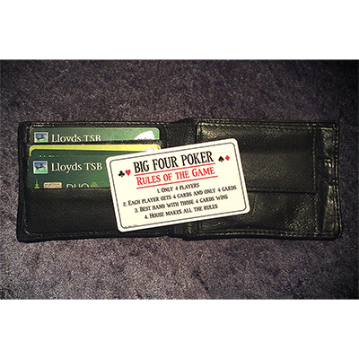 Big Four Poker (DVD and Gimmick)... MagicWorld Magic Shop