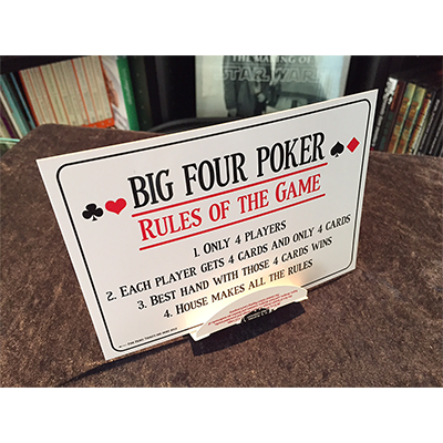 Big Four Poker (DVD and Gimmick)... MagicWorld Magic Shop