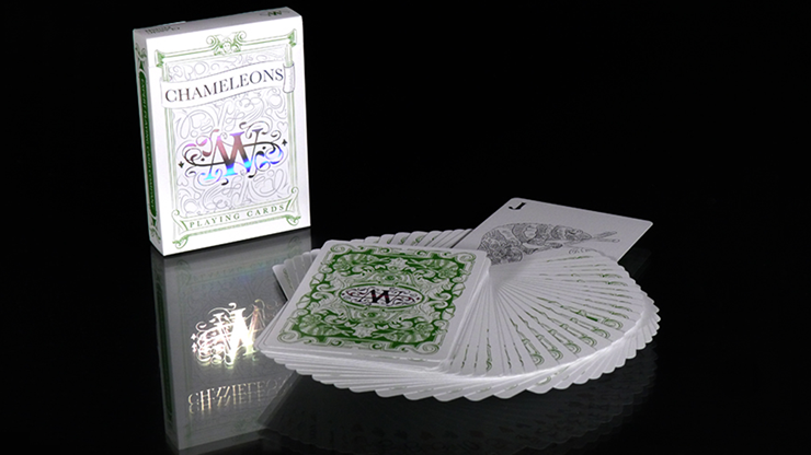 Chameleon Playing Cards signed... MagicWorld Magic Shop