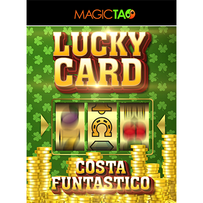 Lucky Card Blue (Gimmick and Online... MagicWorld Magic Shop
