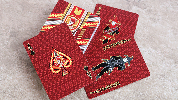 Bicycle Red Castle Playing Cards... MagicWorld Magic Shop
