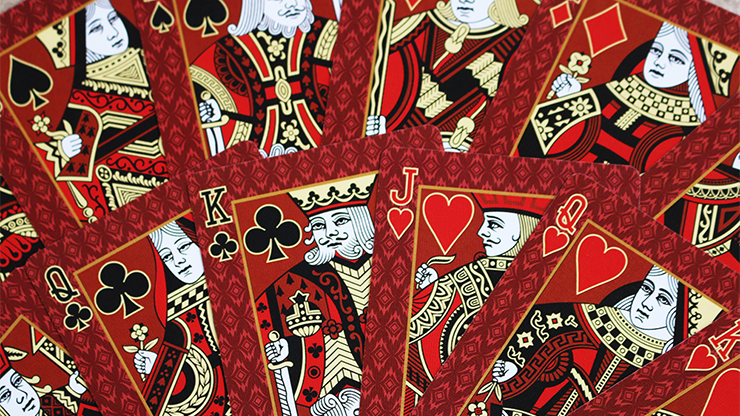 Bicycle Red Castle Playing Cards... MagicWorld Magic Shop