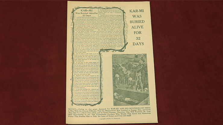 Kar Mi and His Mysteries of India... MagicWorld Magic Shop