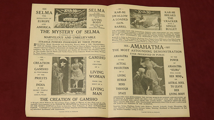 Kar Mi and His Mysteries of India... MagicWorld Magic Shop