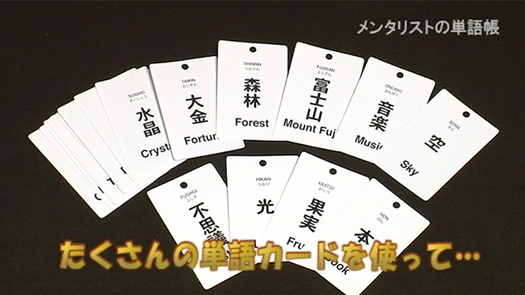 Mentalist's Vocabulary Flash Cards... MagicWorld Magic Shop