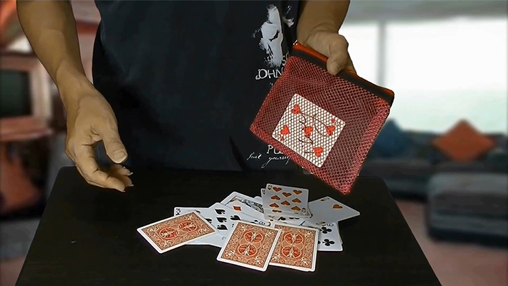 Card Through Mesh Bag by Higpon... MagicWorld Magic Shop